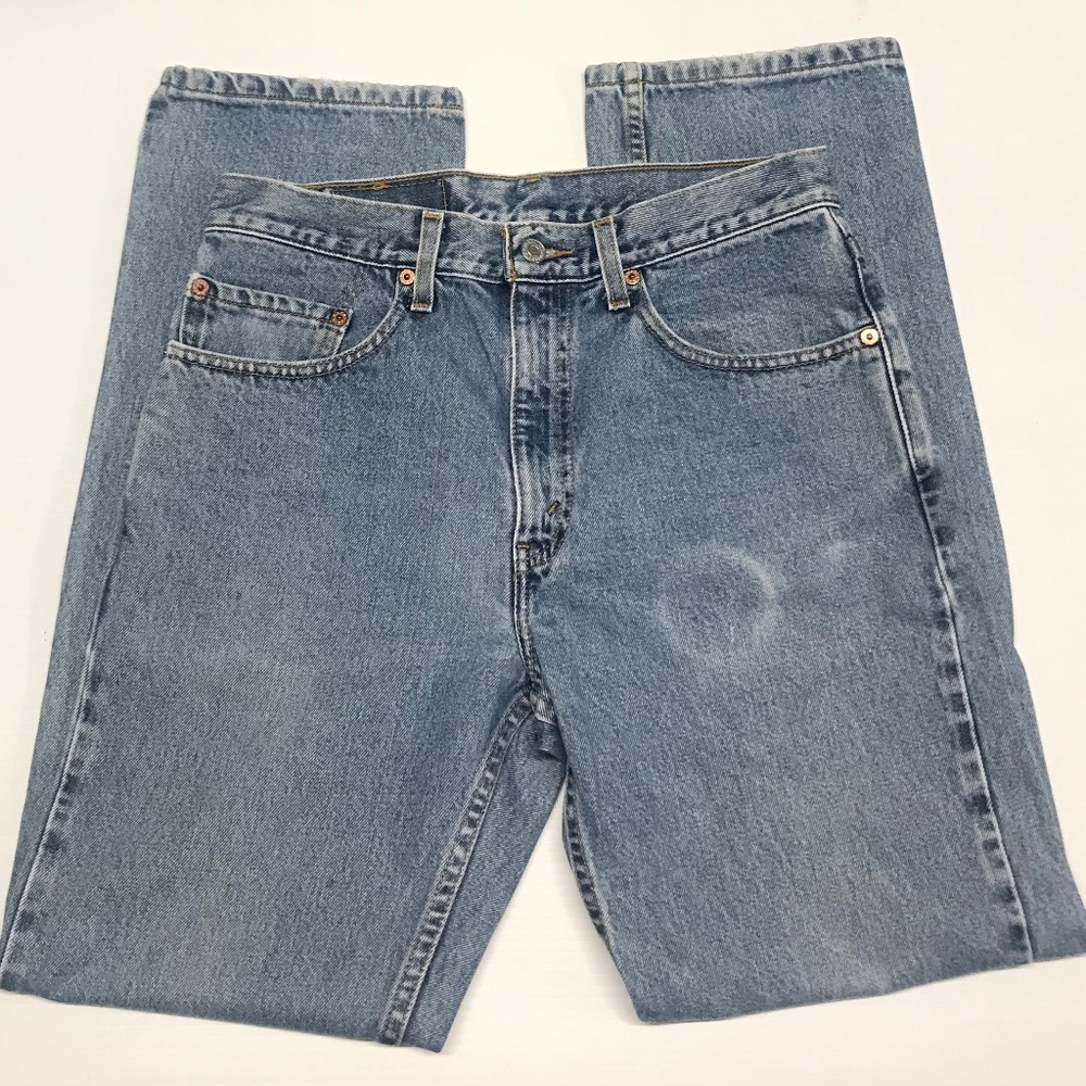 VINTAGE LEVI'S 505 JEANS W31 L30  REGULAR FIT, STRAIGHT LEG (#L79)